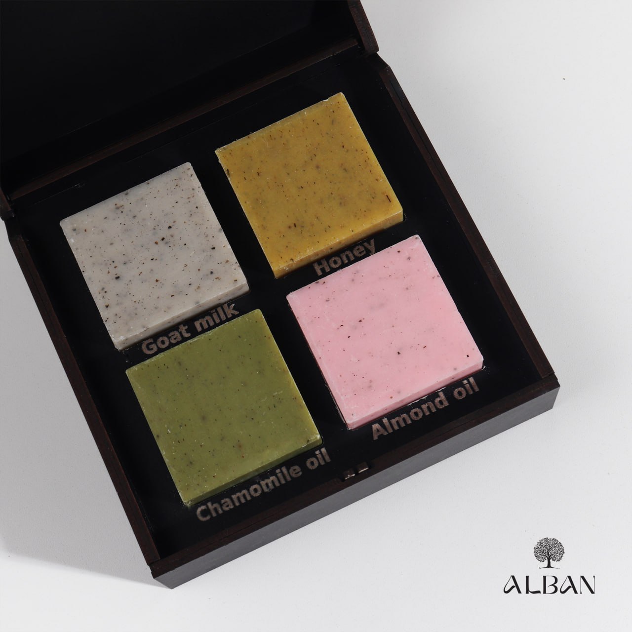 Luxury Soap Gift Set in Wooden Box | AL BAN Timeless Care – Alban